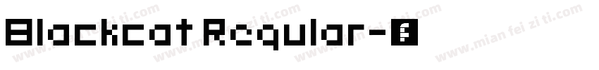 Blackcat Regular字体转换